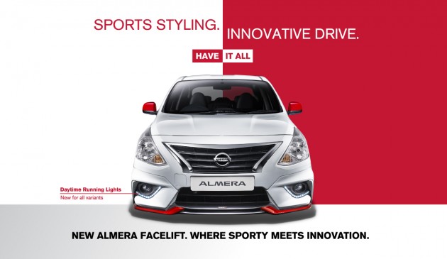2016 Nissan Almera facelift DRL 16