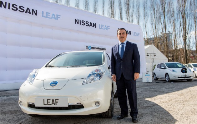Nissan CEO Carlos Ghosn Visits Oslo the European Capital of Electric Vehicles