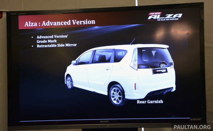 Perodua Alza facelift officially revealed, from RM52,400 