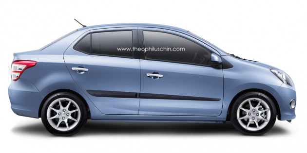 Perodua A-segment sedan concept - another take