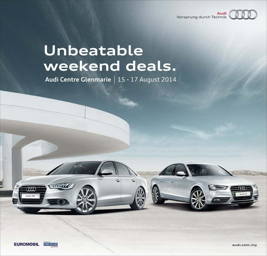 AD Audi A4 and A6 with unbeatable offers at Audi Glenmarie!