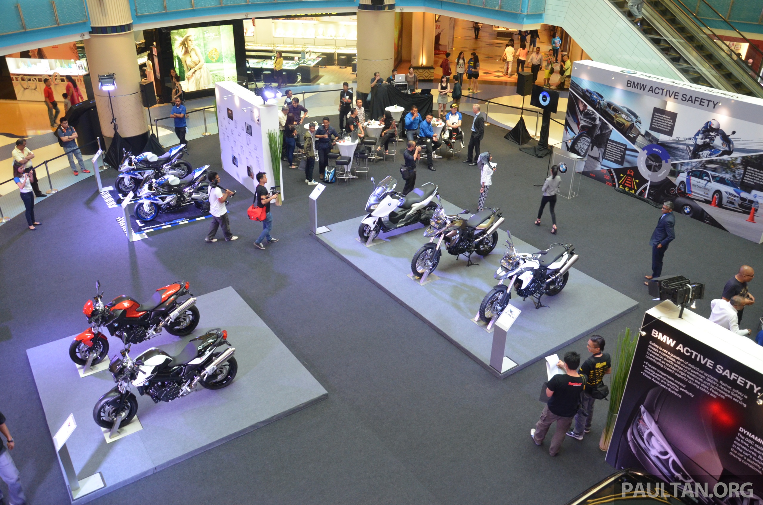 BMW Active Safety Showcase – highlighting the BMW Motorrad bike range