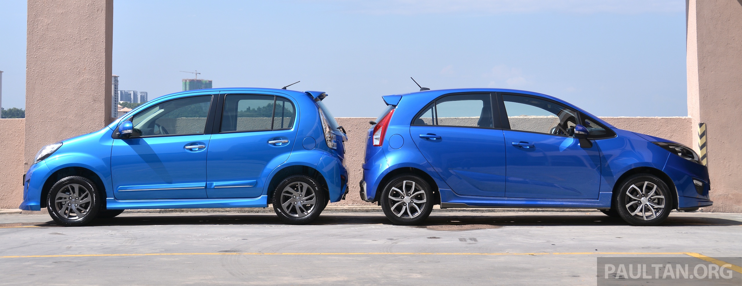 GALLERY: 2015 Perodua Myvi facelift vs Proton Iriz Paul 