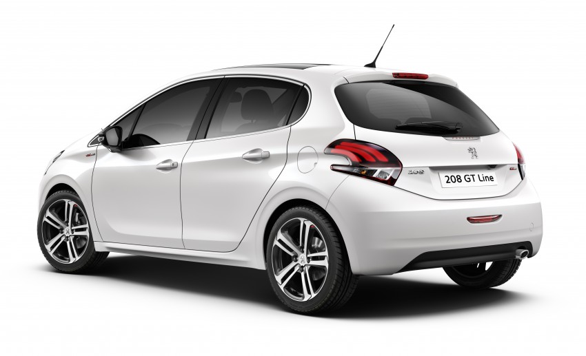 Peugeot 208 facelift unveiled now with 6 speed auto 2015 Peugeot 208 GT Line 06 Paul Tan s 