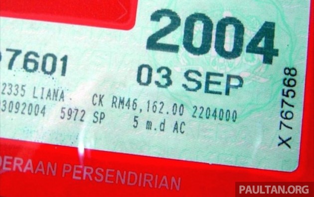 Malaysia S Road Tax Structure Explained In Detail