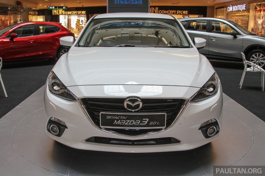 Mazda 3 CKD launched in Malaysia, RM106k-121k Mazda 3 CKD High Spec 2 ...