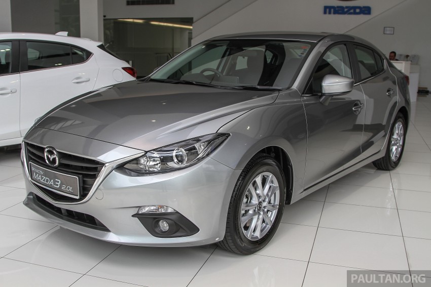 Mazda 3 CKD launched in Malaysia, RM106k-121k Mazda 3 Sedan Mid Spec 2 ...