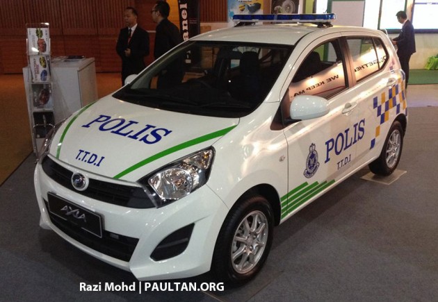 Axia, Iriz, Suprima S, Exora and Jetta Malaysian police cars