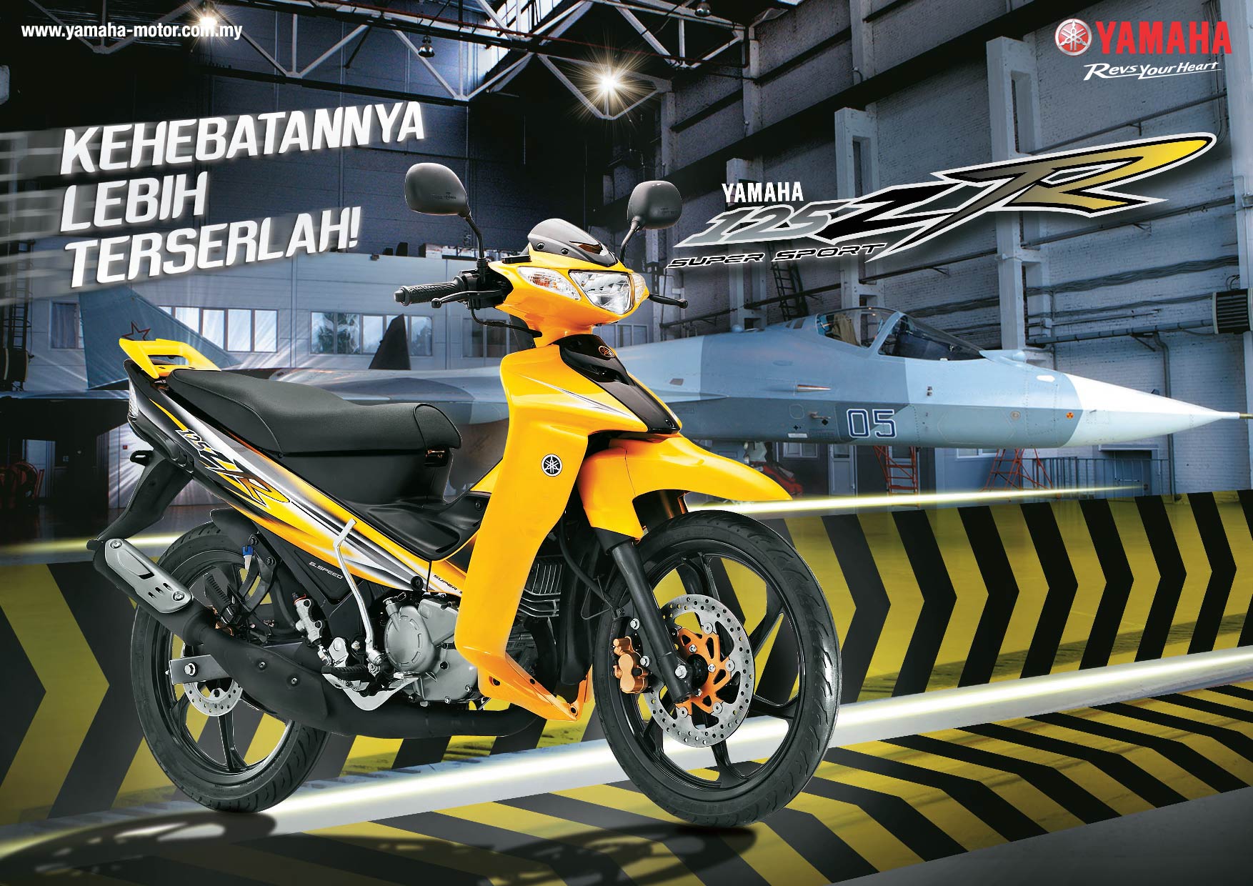 2016 Yamaha 125ZR Now In Yellow Colour RM7269