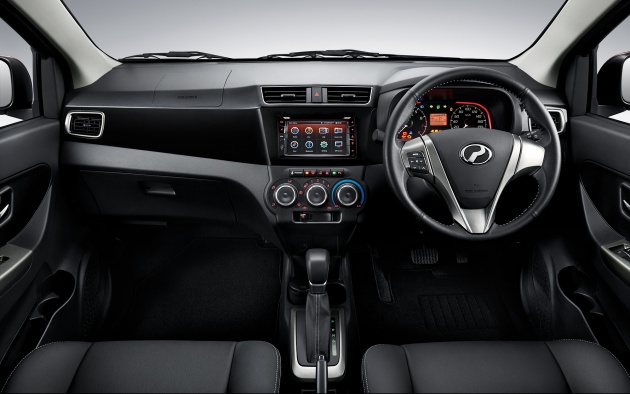 Perodua Bezza updated new rear bumper, chrome interior 