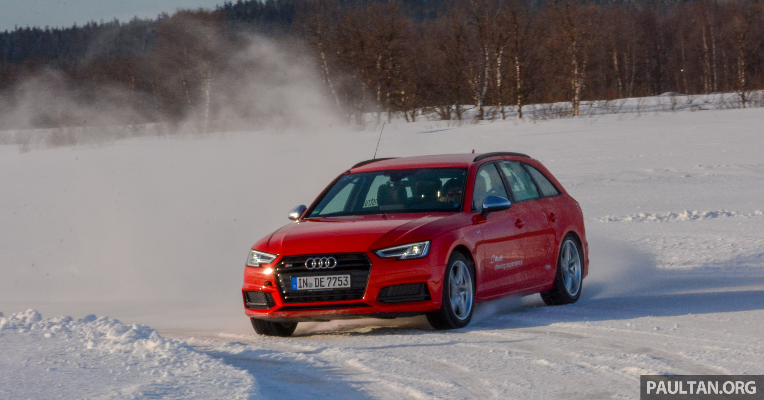 Audi Ice Driving Experience Finland with the S4 Avant – learning to ...