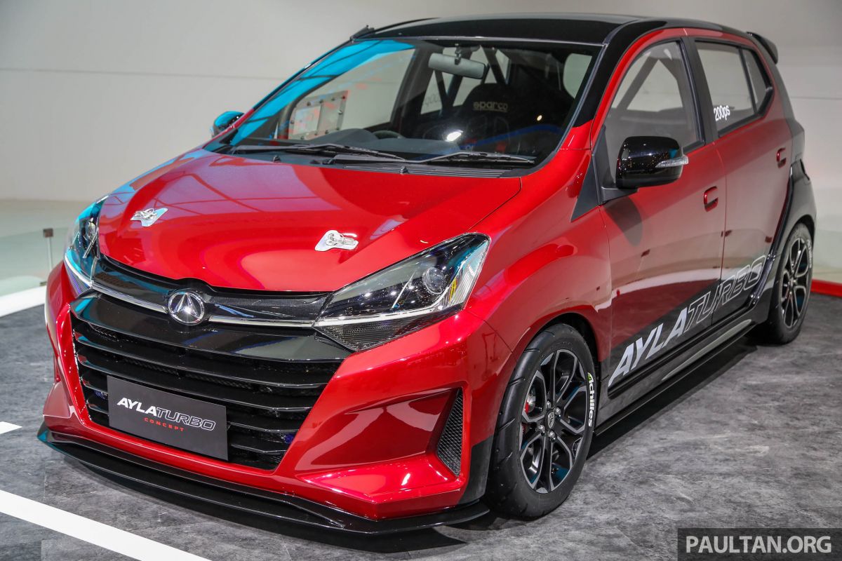 GIIAS 2018: Daihatsu Ayla Turbo Concept – kembar Perodua 