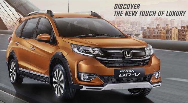 2019 Honda Br V Facelift Launched In Indonesia