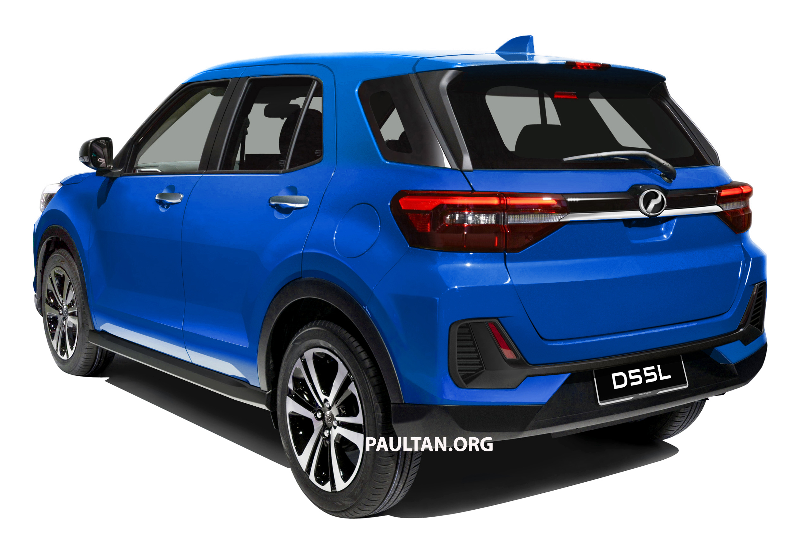 Upcoming Perodua D55L model rendered based on Daihatsu's 