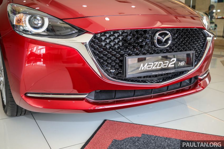 GALLERY: 2020 Mazda 2 facelift in Malaysia - updated styling, GVC Plus ...