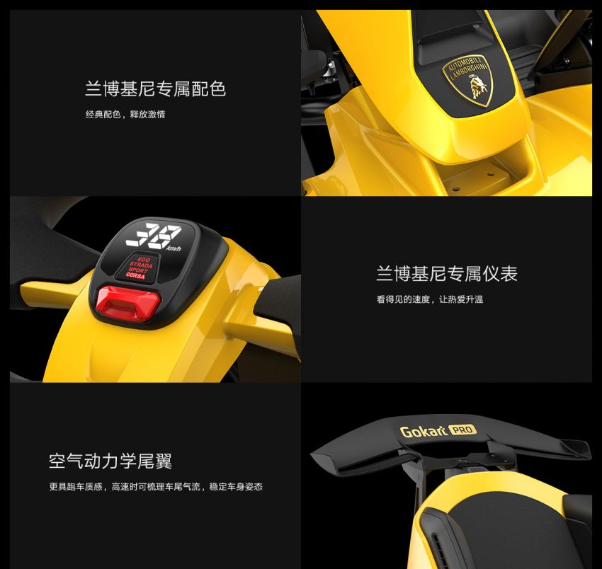 Xiaomi Ninebot GoKart Pro Lamborghini Edition - all ...