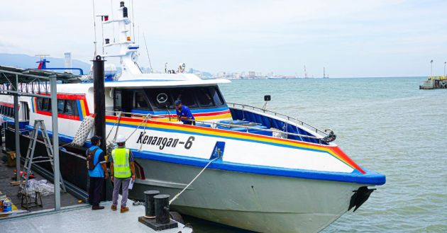 New Penang passenger ferry - trips under 10 minutes - paultan.org