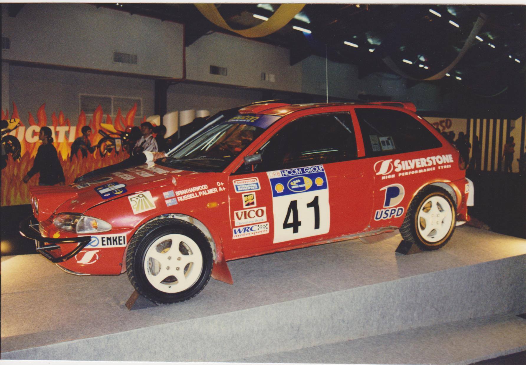 Proton Satria 1.6 Group A - pernah menjuarai WRC Rali Safari 1997