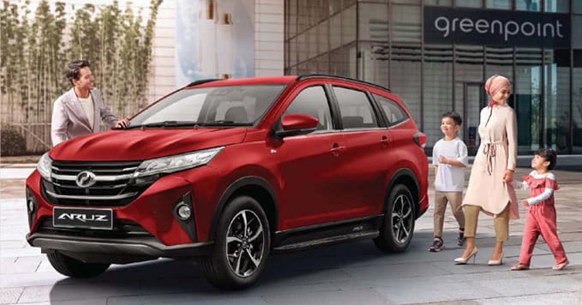 2021 Perodua Aruz – SUV updated with new Passion Red paint, integrated